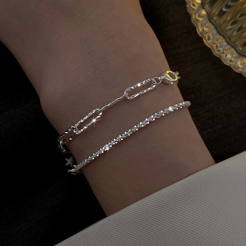 Sparkling Adjustable Bracelets Wide Range